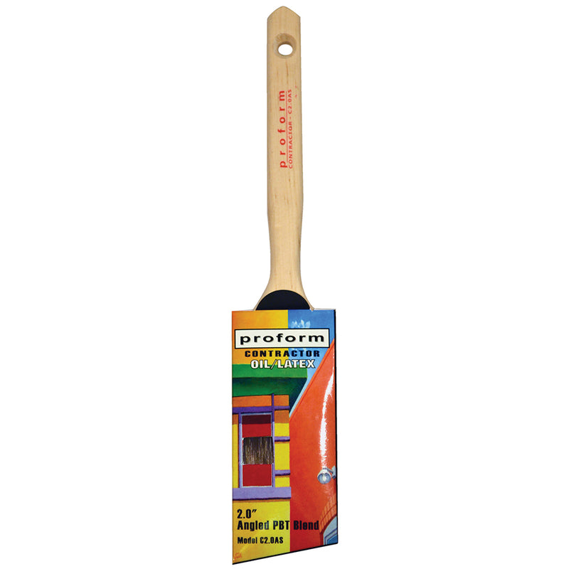 Proform 70/30 Blend Angled Sash Paint Brush, 2 Inch