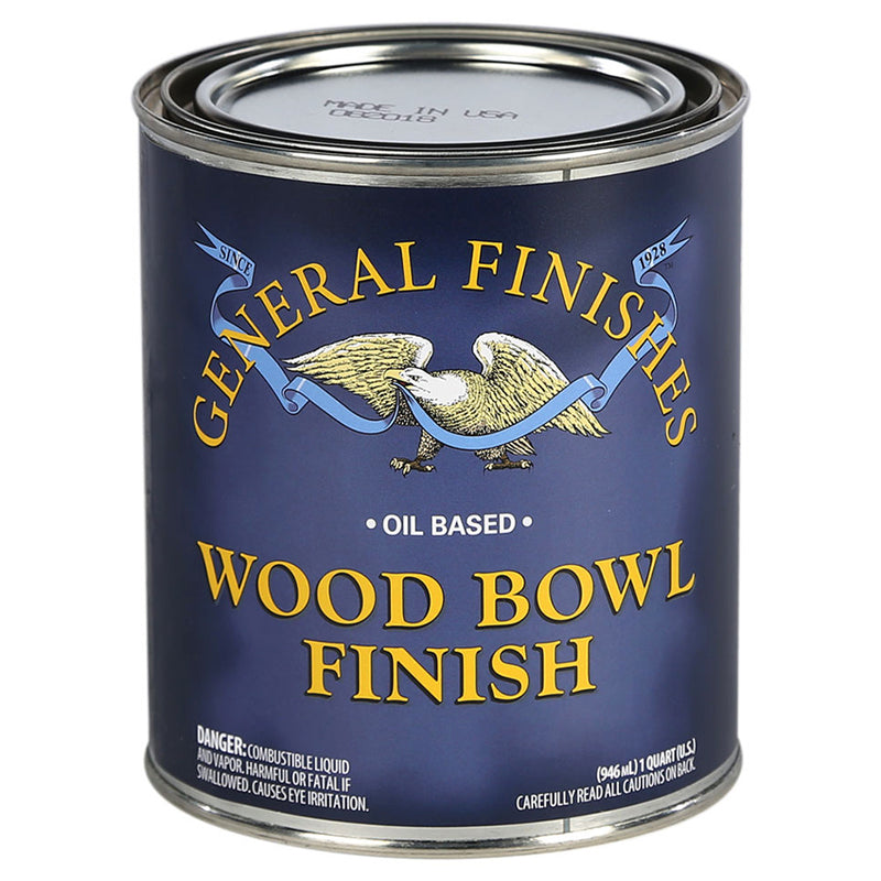 General Finishes Oil-Based Wood Bowl Finish, Gloss, Quart