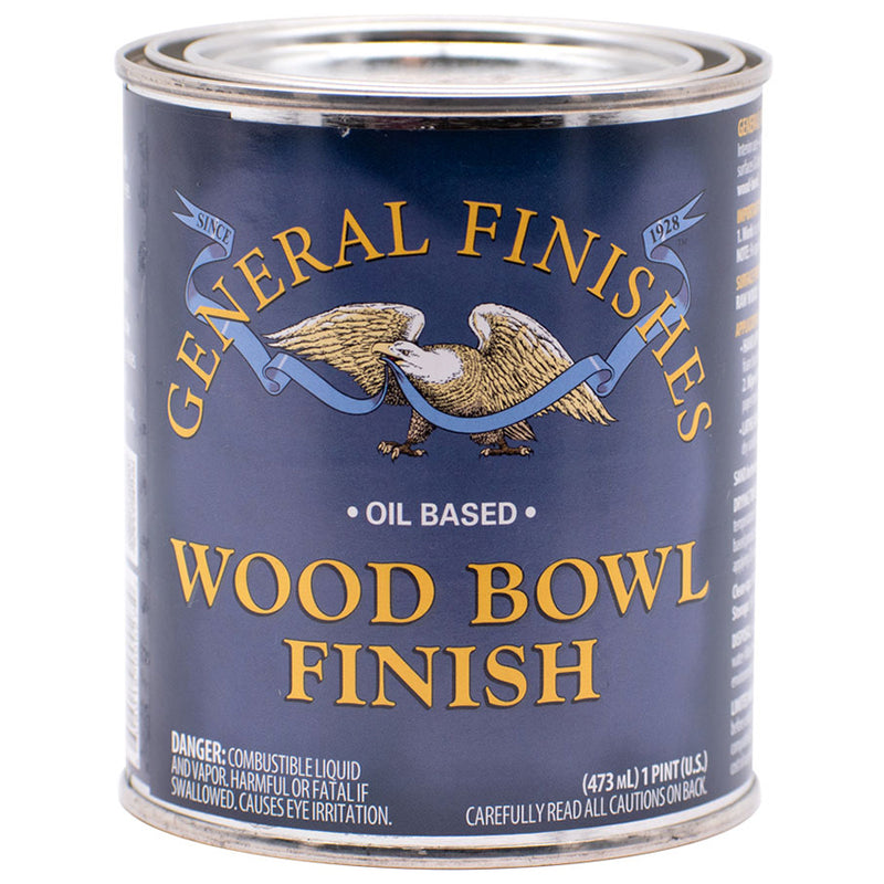 General Finishes Oil-Based Wood Bowl Finish, Gloss, Pint