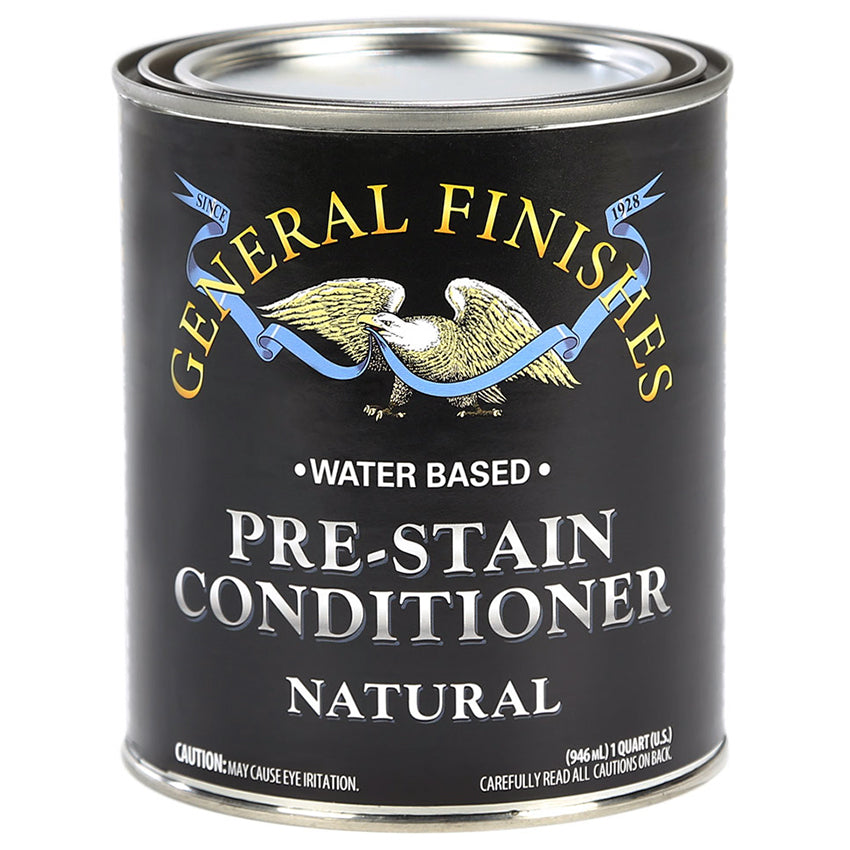 General Finishes Water-Based Pre-Stain Conditioner, Natural, Quart can