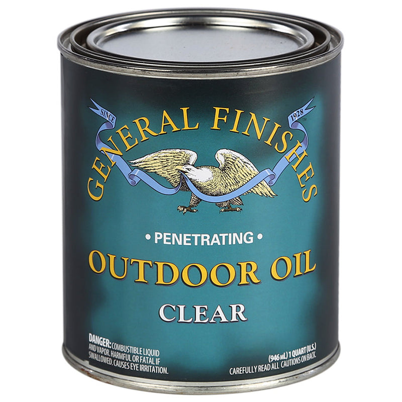 General Finishes Outdoor Oil, Clear, Quart