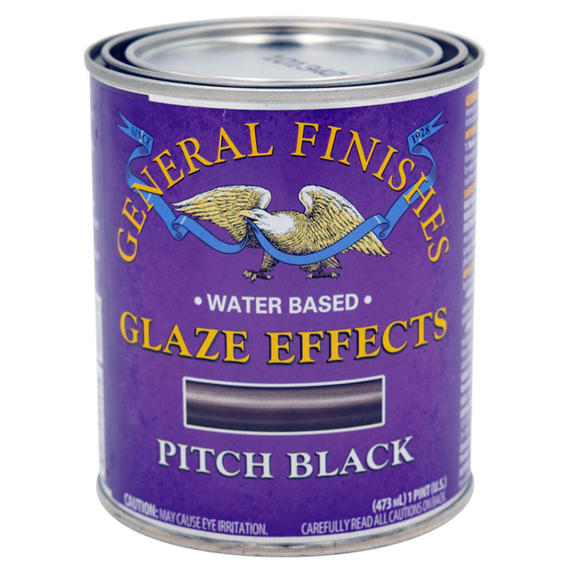 General Finishes Glaze Effects, Pitch Black, Pint