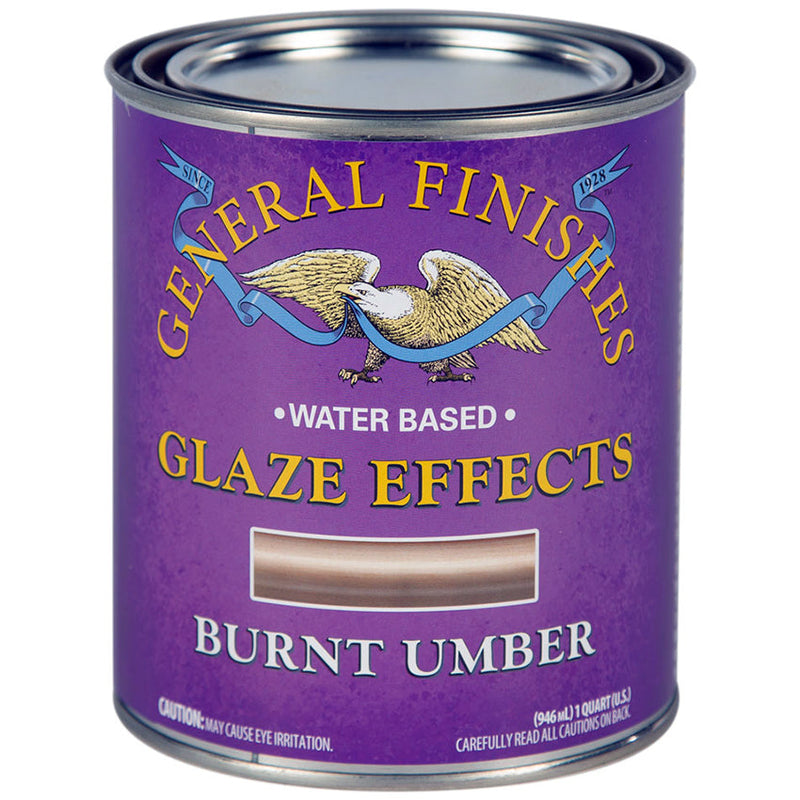 General Finishes Glaze Effects, Burnt Umber, Quart