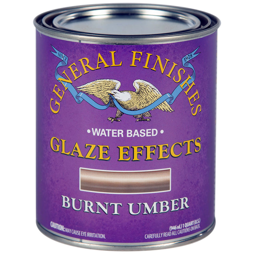 General Finishes Glaze Effects, Burnt Umber, Quart