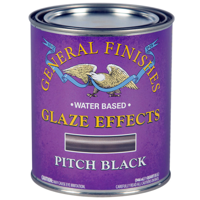 General Finishes Glaze Effects, Pitch Black, Quart