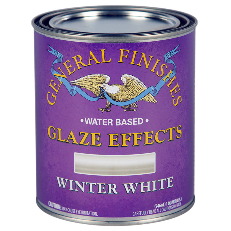 General Finishes Glaze Effects, Winter White, Quart