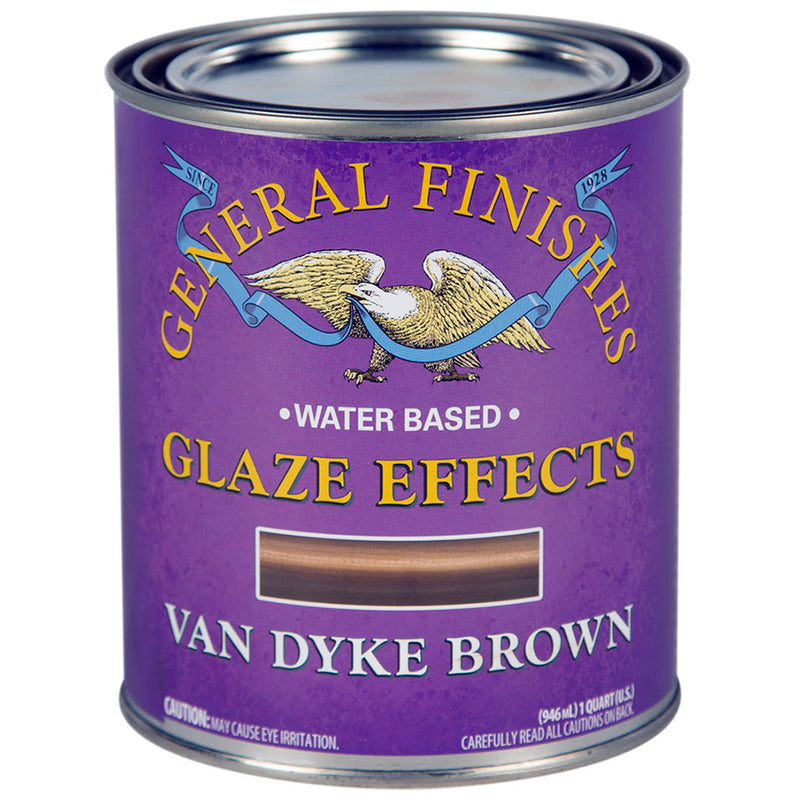 General Finishes Glaze Effects, Van Dyke Brown, Quart