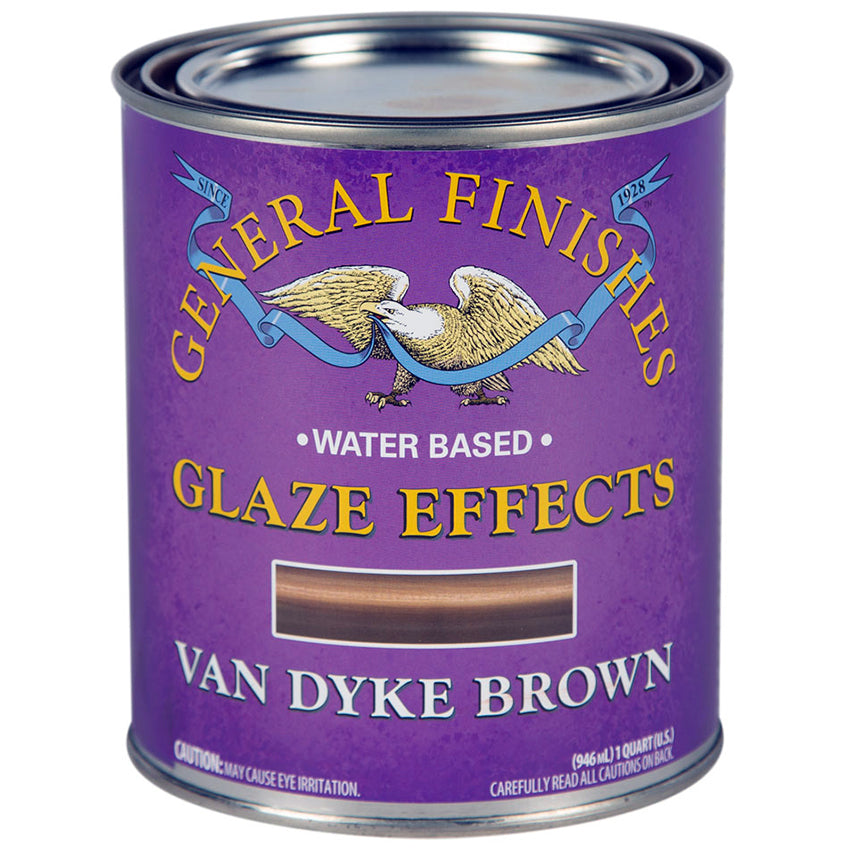 General Finishes Glaze Effects, Van Dyke Brown, Quart