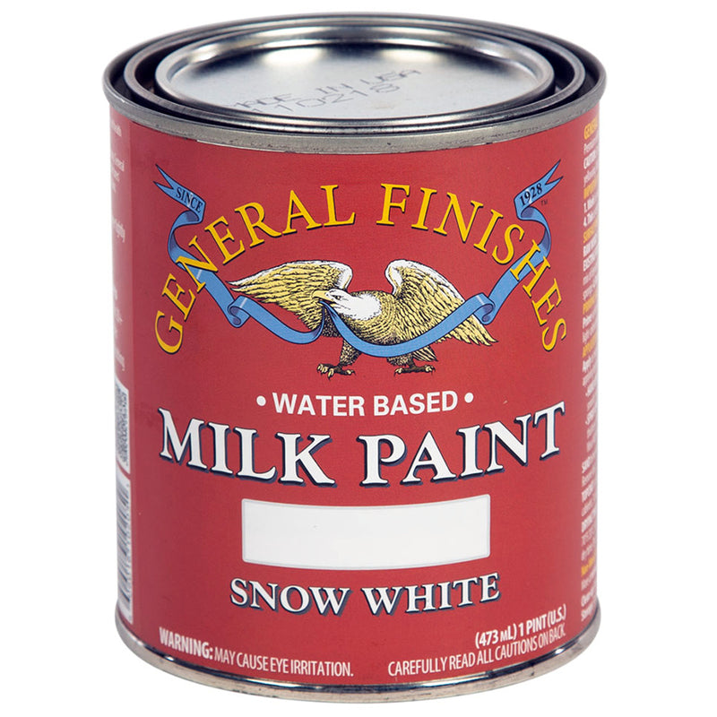 General Finishes Milk Paint Snow White Pint