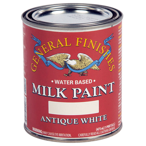 General Finishes Milk Paint Antique White Pint Project Weekend DIY