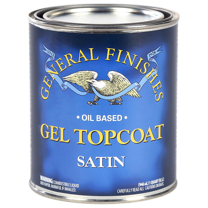 General Finishes Gel Topcoat Oil-Based Urethane, Satin, Quart