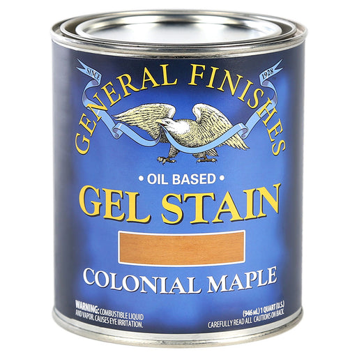 General Finishes Gel Stain Colonial Maple Quart Project Weekend DIY