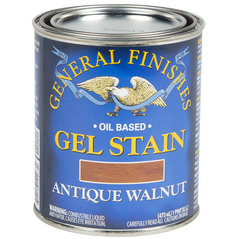 General Finishes Gel Stain Antique Walnut Pint Project Weekend DIY