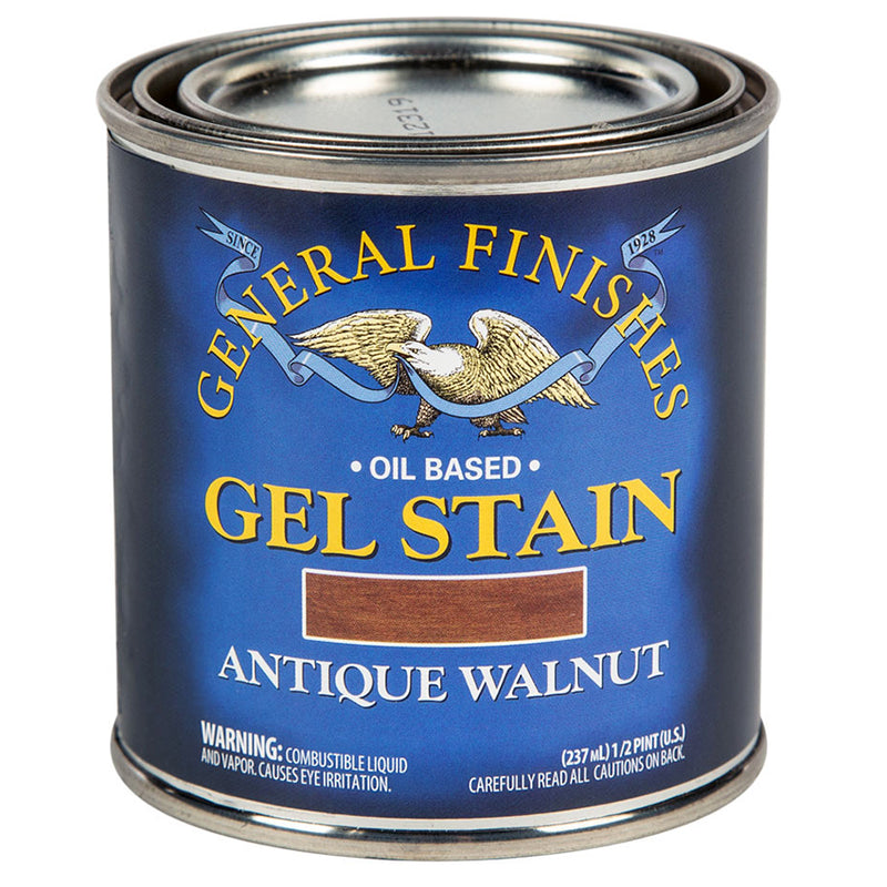 General Finishes Gel Stain Antique Walnut Pint Project Weekend DIY