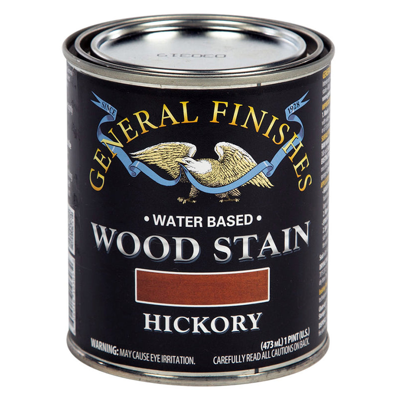 General Finishes Water-Based Wood Stain, Hickory, Pint can