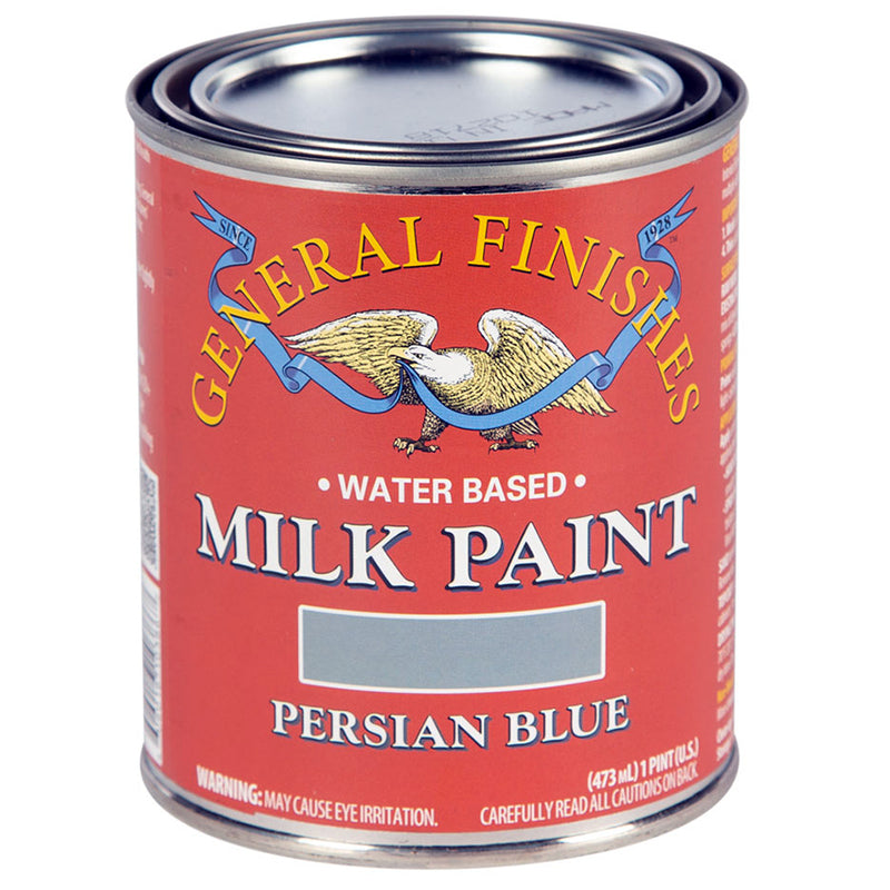 General Finishes Milk Paint Persian Blue Furniture Pint Project Weekend DIY