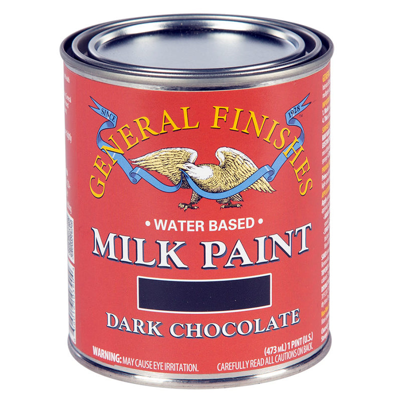 General Finishes Milk Paint Dark Chocolate Pint