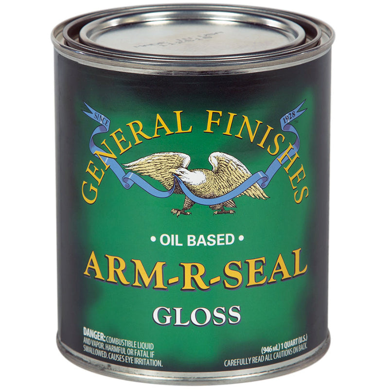 General Finishes Arm-R-Seal Wipe-On Topcoat, Gloss, Quart