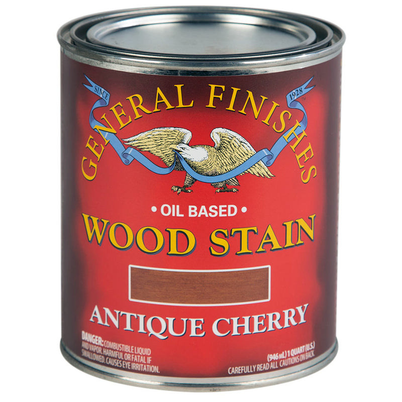 General Finishes Oil Based Penetrating Stain Antique Cherry Quart Project Weekend DIY