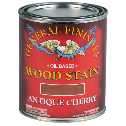 General Finishes Oil Based Penetrating Stain Antique Cherry Quart Project Weekend DIY