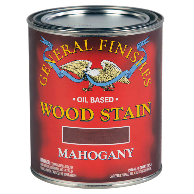 General Finishes Oil Based Penetrating Stain Mahogany Quart Project Weekend DIY