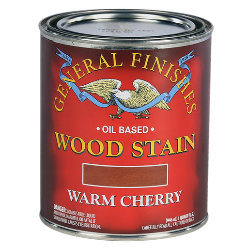 General Finishes Oil Based Penetrating Stain Warm Cherry Quart Project Weekend DIY
