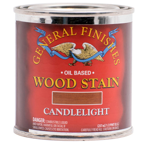 General Finishes Oil Based Penetrating Stain Candlelite Pint Project Weekend DIY