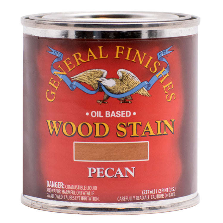 General Finishes Oil Based Penetrating Stain Pecan Pint Project Weekend DIY