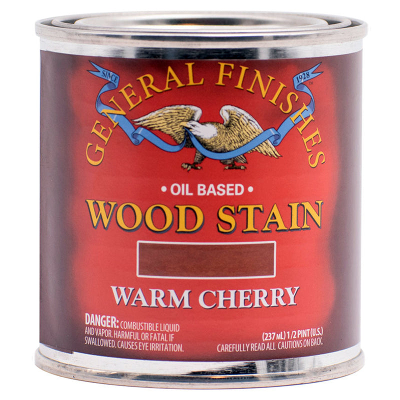 General Finishes Oil Based Penetrating Stain Warm Cherry Pint Project Weekend DIY