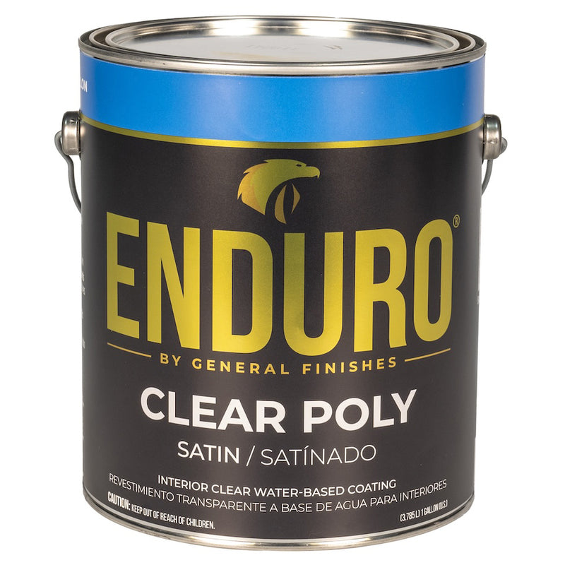 General Finishes Enduro Clear Polyurethane Satin Gallon Project Weekend DIY