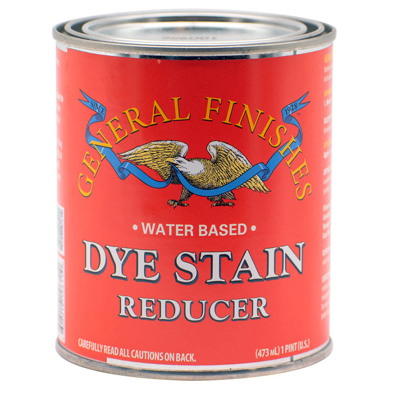 General Finishes Water-Based Dye Stain Reducer, Clear, Pint can