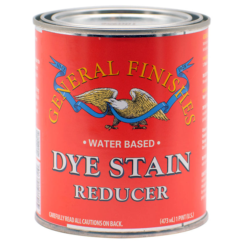 General Finishes Water-Based Dye Stain Reducer, Clear, Pint can
