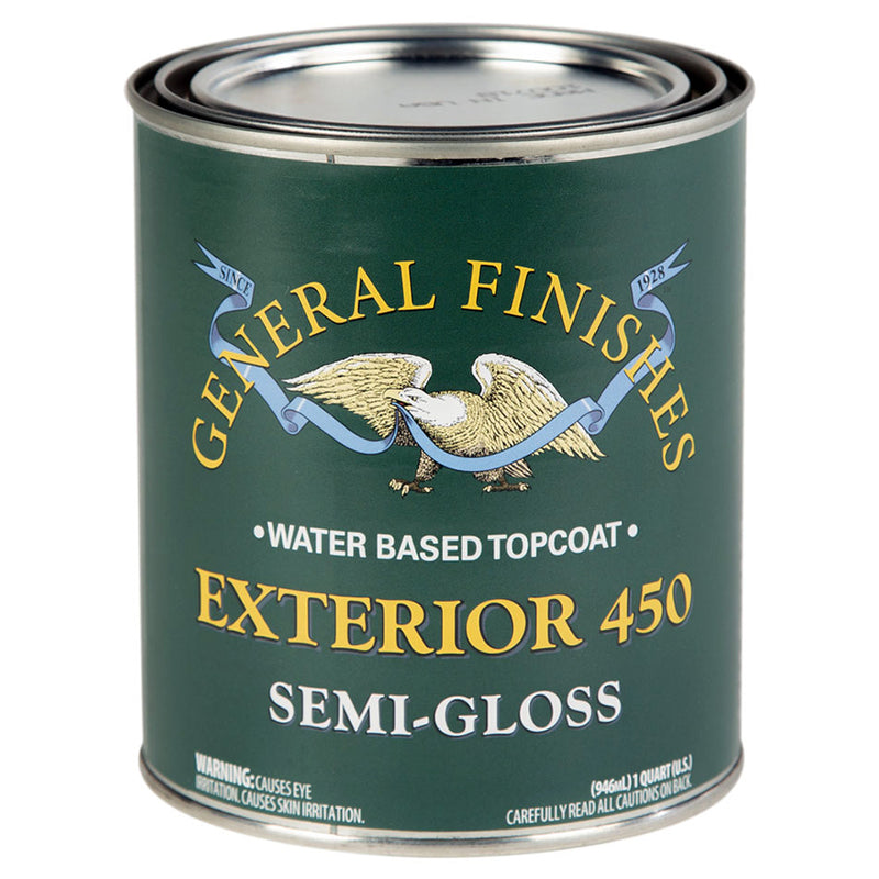 General Finishes Exterior 450 Semi-Gloss Topcoat Quart product image