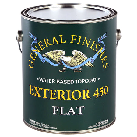 General Finishes Exterior 450 Clear Flat 1 gallon can
