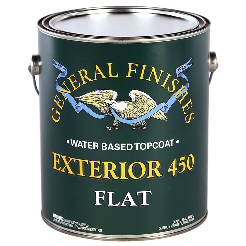General Finishes Exterior 450 Clear Flat 1 gallon can
