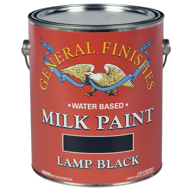 General Finishes Milk Paint, Lamp Black, Gallon