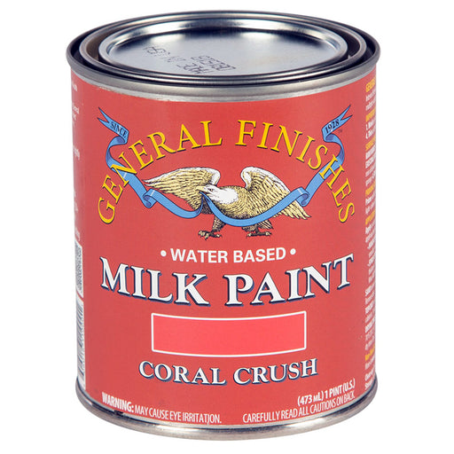 General Finishes Milk Paint Coral Crush - Pint by General Finishes | LCB Paint & Supply