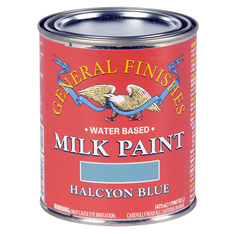 General Finishes Milk Paint Halcyon Blue Pint