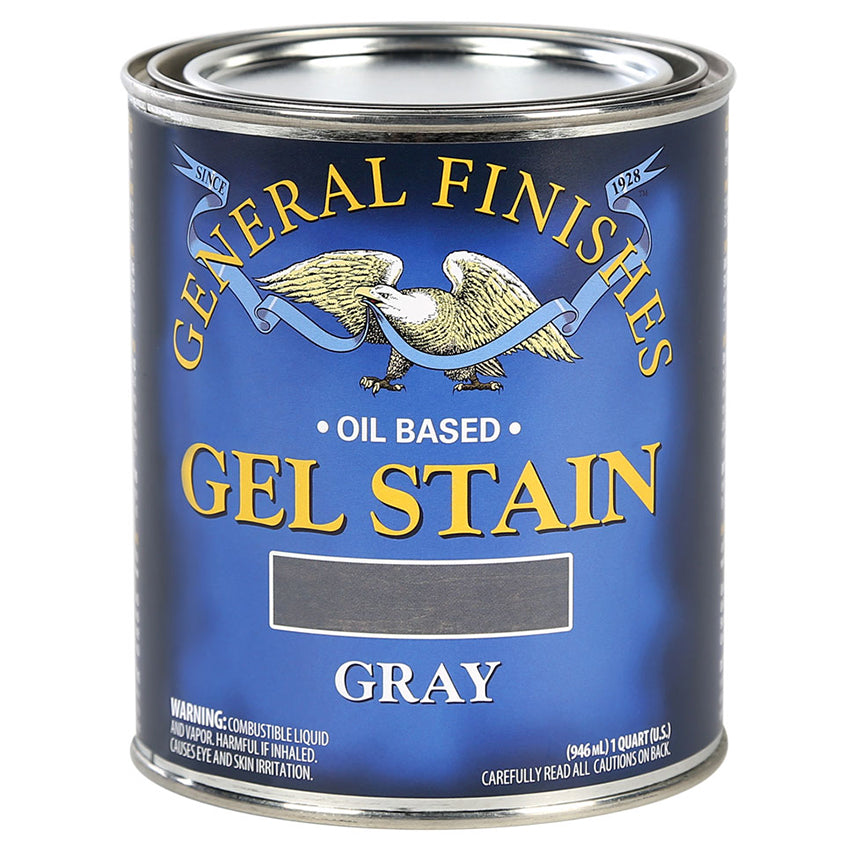 General Finishes Gel Stain Gray 1 quart can