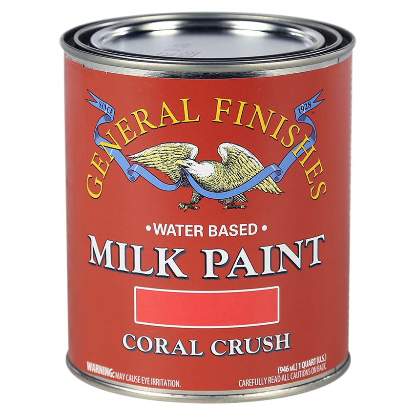 General Finishes Milk Paint Coral Crush 1 quart can