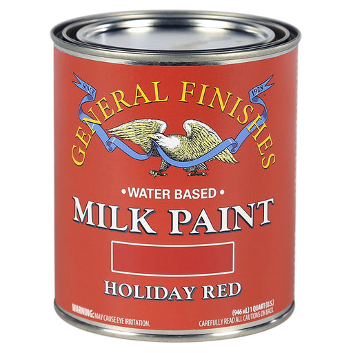 General Finishes Milk Paint Holiday Red - Quart by General Finishes | LCB Paint & Supply