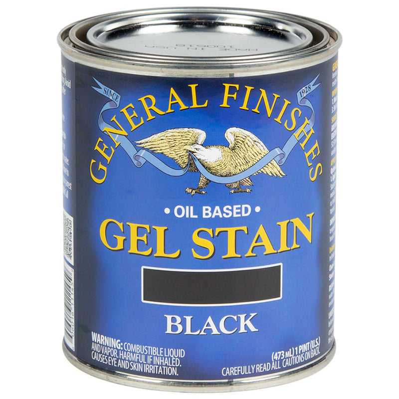 General Finishes Gel Stain Black Pint Project Weekend DIY