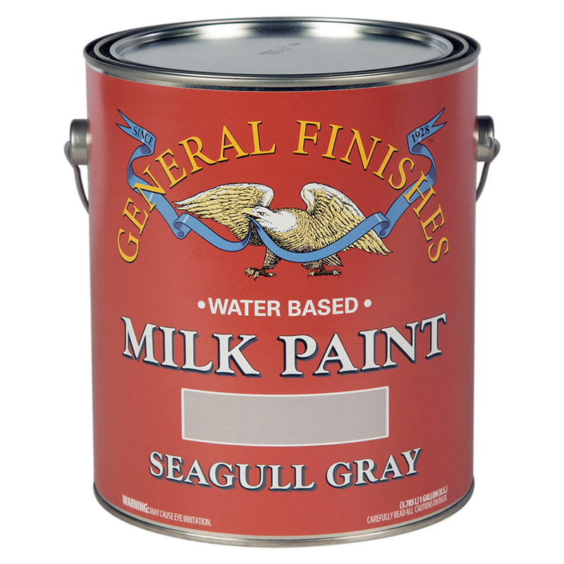 General Finishes Milk Paint, Seagull Gray, Gallon