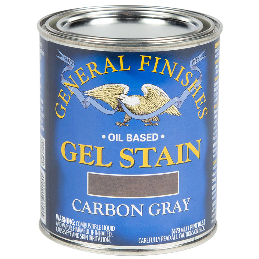 General Finishes Gel Stain, Carbon Gray, Pint