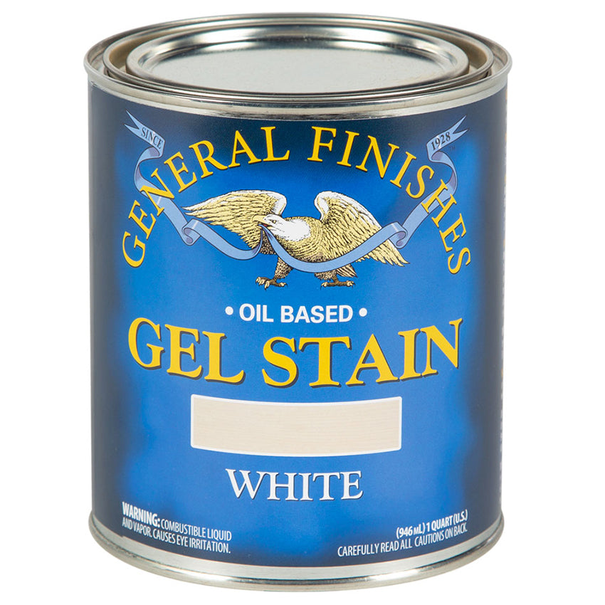 General Finishes Gel Stain, White, Quart