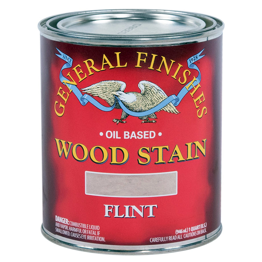 General Finishes Liquid Oil Stain, Flint, Quart