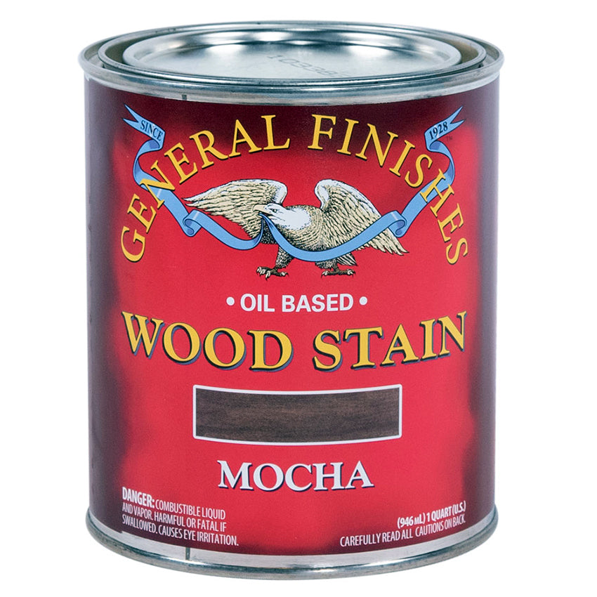 General Finishes Liquid Oil Stain, Mocha, Quart