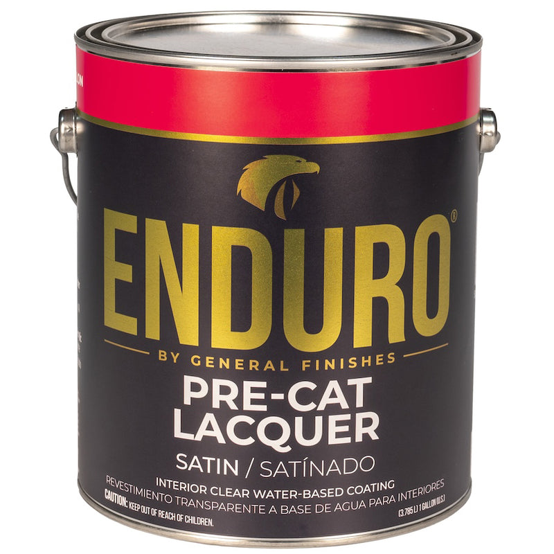 General Finishes Enduro PreCat Lacquer Satin Gallon Project Weekend DIY