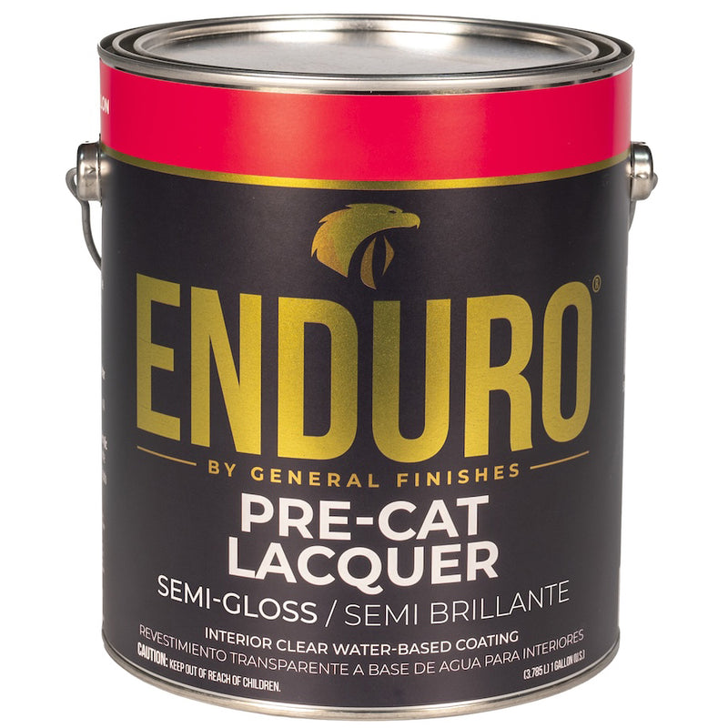 General Finishes Enduro PreCat Lacquer SemiGloss Gallon Project Weekend DIY