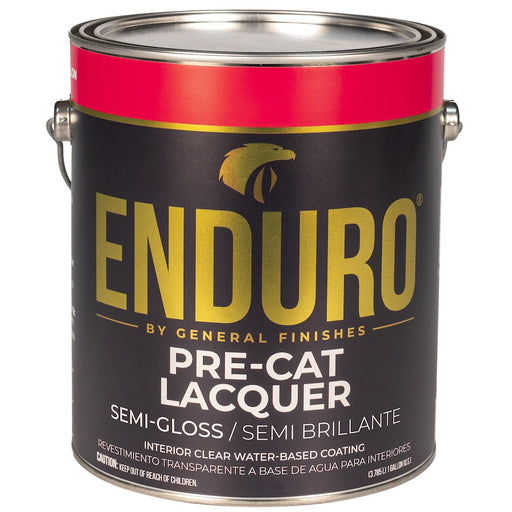 General Finishes Enduro PreCat Lacquer SemiGloss Gallon Project Weekend DIY